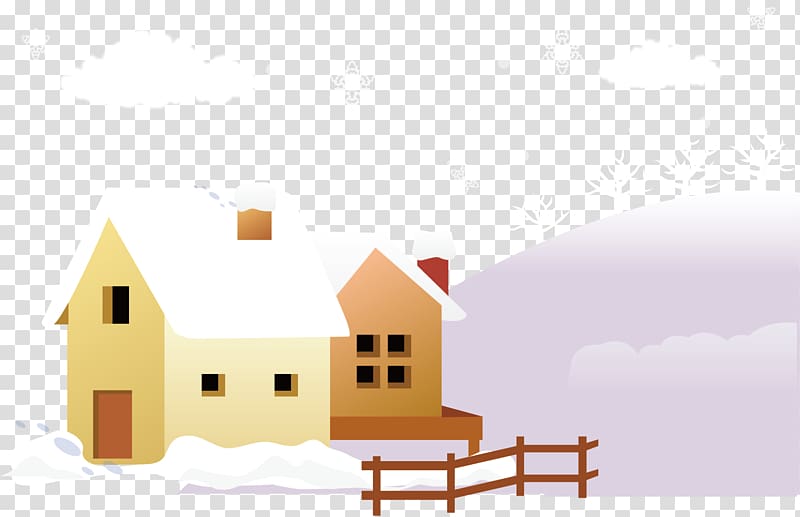 Snow Winter, Housing material snow warm winter transparent background PNG clipart