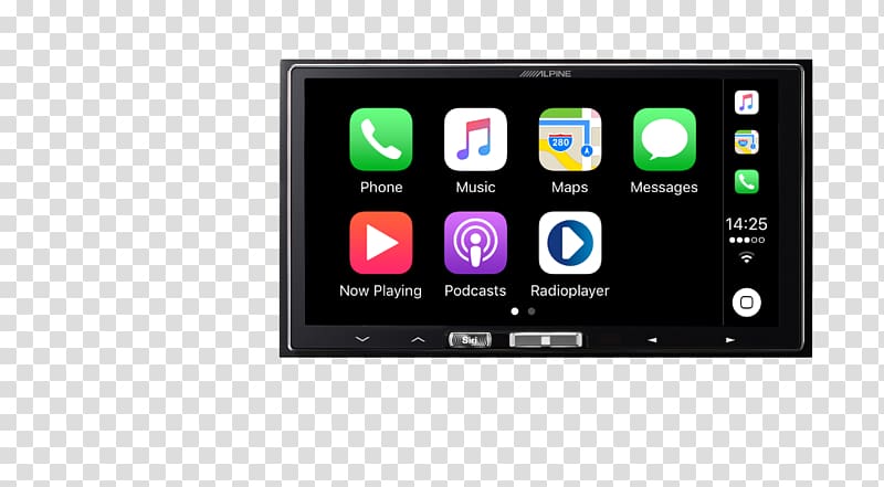 CarPlay Vehicle audio ISO 7736 Alpine Electronics, cars mac transparent background PNG clipart