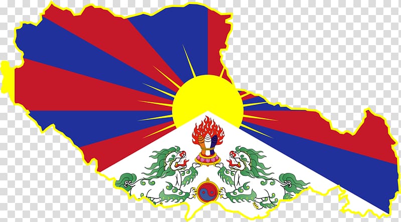 Flag of Tibet Buddhist flag National flag, china flag transparent background PNG clipart