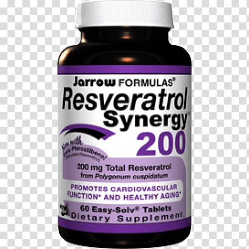 Dietary supplement Jarrow Formulas Resveratrol Synergy 60 Tablets Life extension, Fitness Resort transparent background PNG clipart