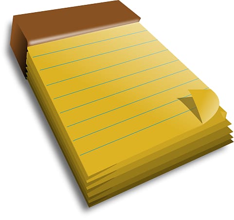 Notebook Post-it note , weekly memo transparent background PNG clipart