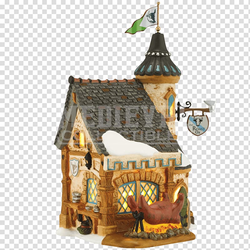 Department 56 Christmas village Santa Claus River Thames frost fairs, santa claus transparent background PNG clipart