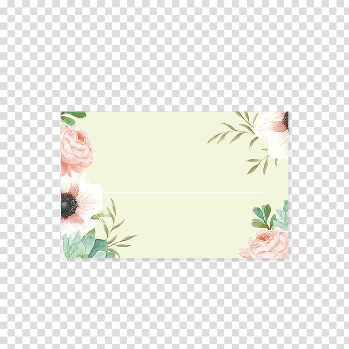Petal Greeting & Note Cards Floral design Frames, watercolor smoothie mint transparent background PNG clipart