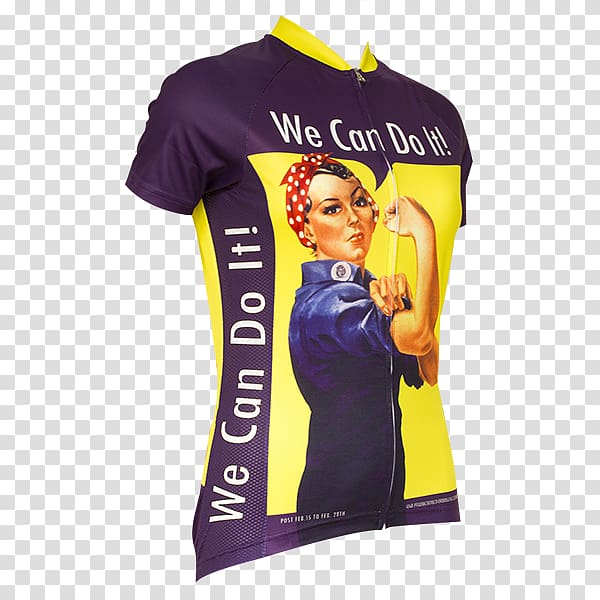Cycling jersey T-shirt We Can Do It! Rosie the Riveter, Rosie The Riveter transparent background PNG clipart