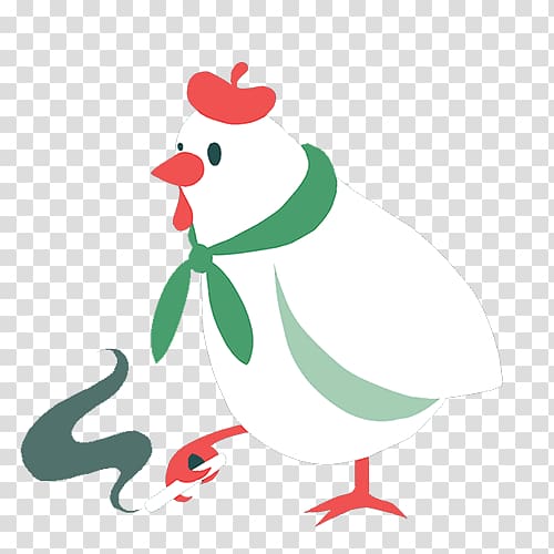 Rooster Chicken Water bird , With hats and scarves art rooster transparent background PNG clipart
