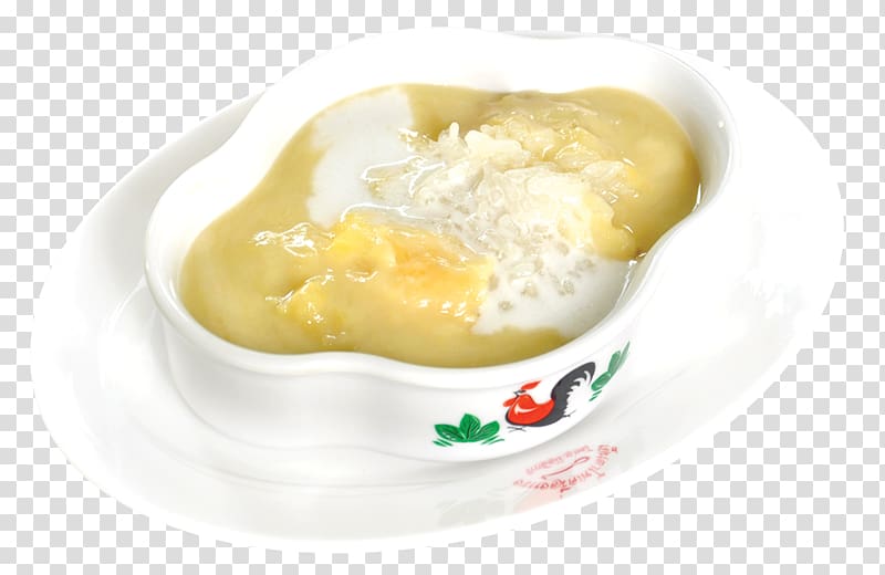 Ice cream Coconut milk Dish Recipe, durian pancake transparent background PNG clipart