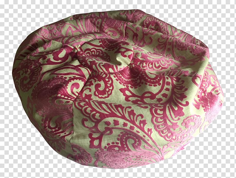 Paisley Pink M, Bean bag chair transparent background PNG clipart