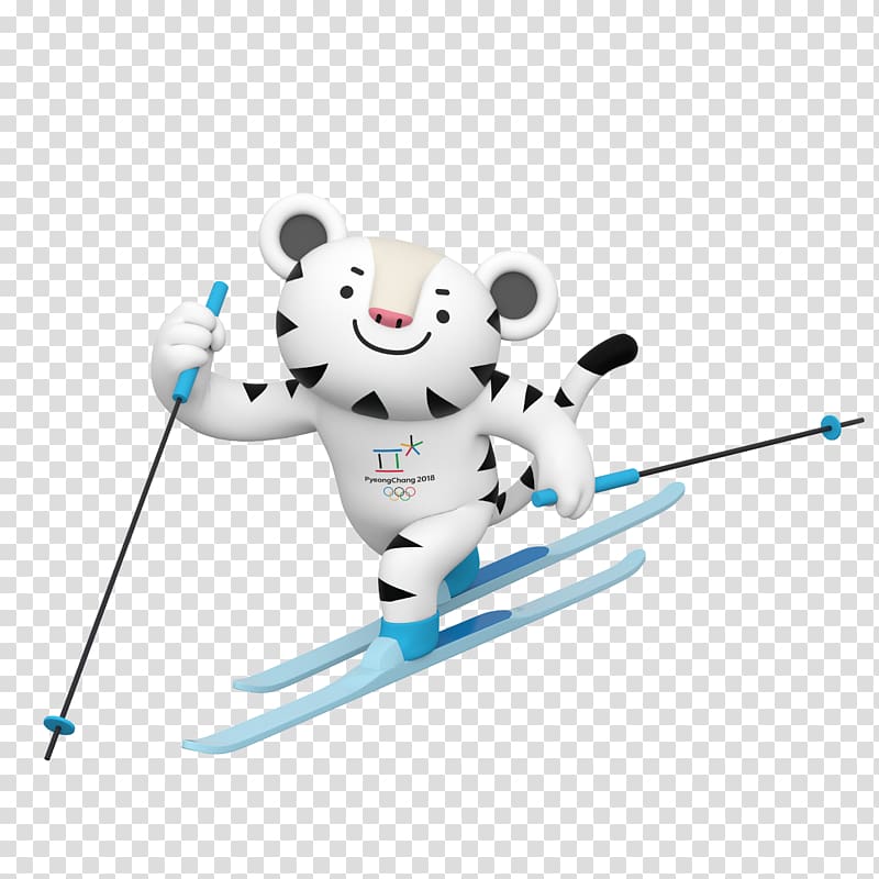 2018 Winter Olympics Pyeongchang County Skiing Olympic Games 2018 Winter Paralympics, skiing transparent background PNG clipart