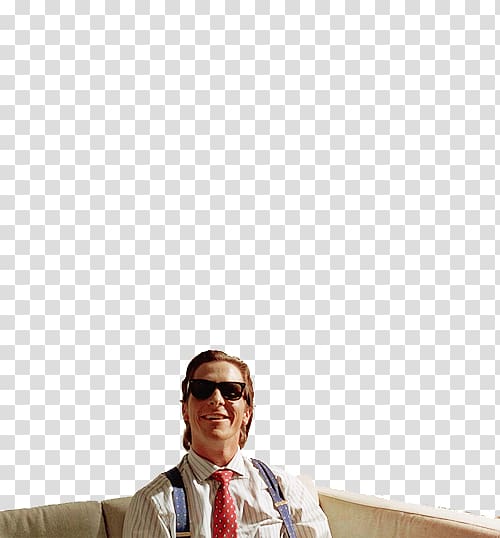 Patrick Bateman American Psycho GIF Christian Bale Film, christian bale transparent background PNG clipart