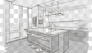 Interior Design Services Drawing Retail Design Sketch