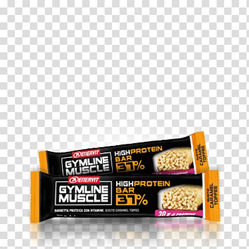 Energy Bar Toffee Gymline Muscle Protein Bar Product, muscle fitness transparent background PNG clipart