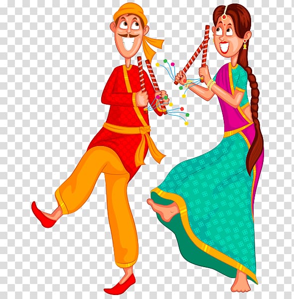 garba dance animation