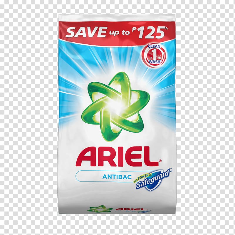 Ariel Color Laundry detergent Washing, Washing powder transparent background PNG clipart