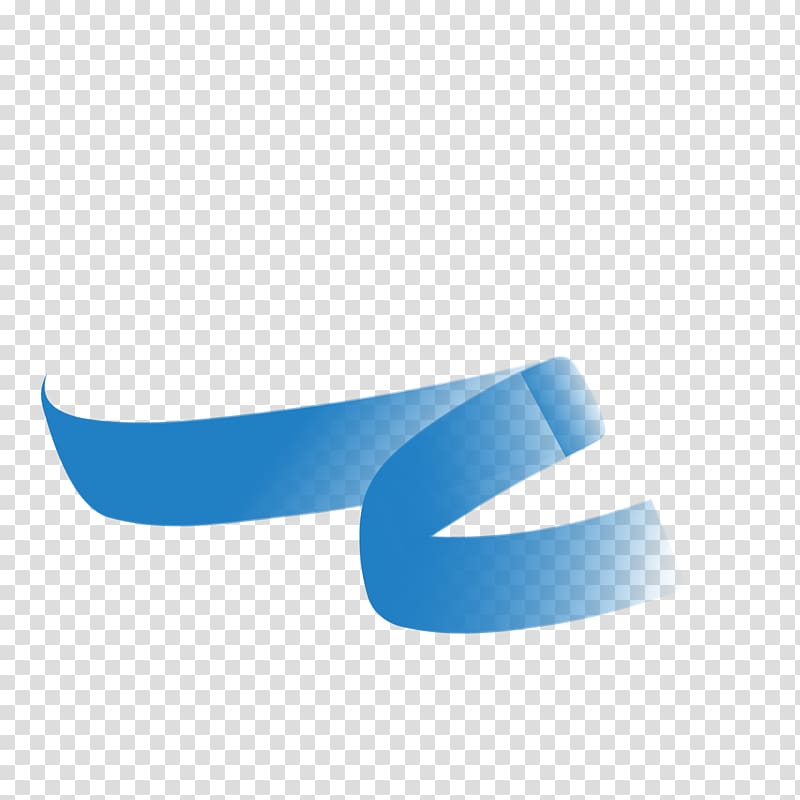 Blue Euclidean Color Computer file, Ribbon blue transparent background PNG clipart