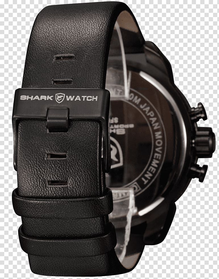 Clock Watch strap Shark, whale shark transparent background PNG clipart