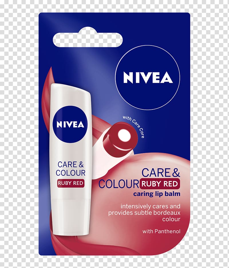 Lip balm Lotion NIVEA Care Intensive Pflege Color, Lip Care transparent background PNG clipart