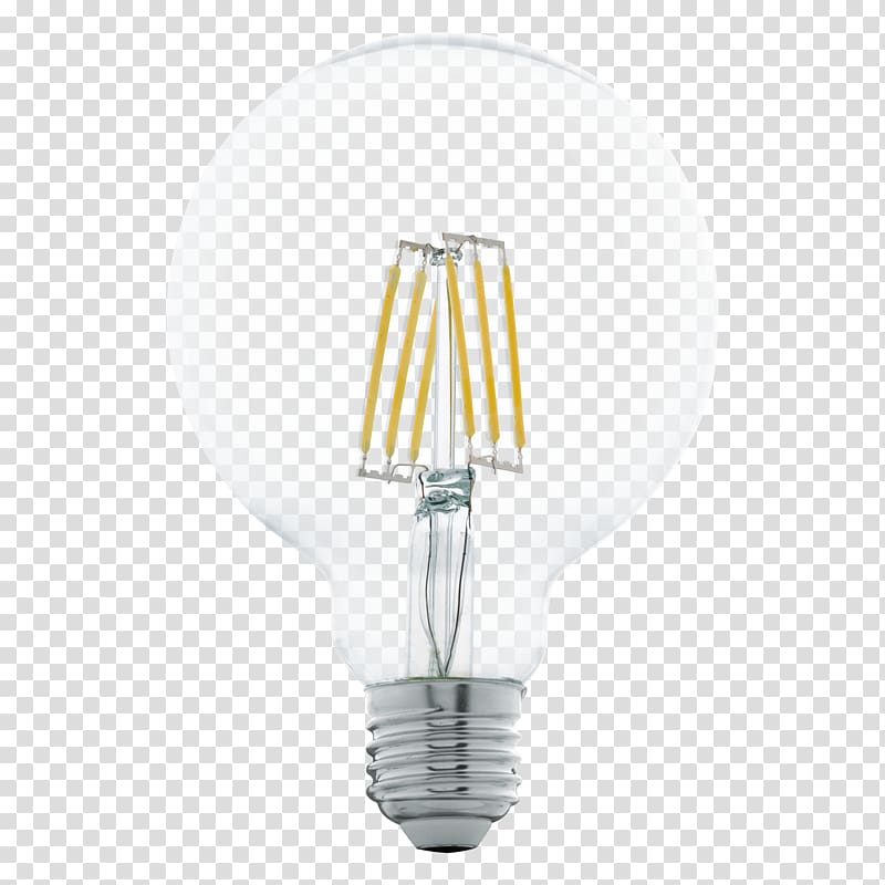 Incandescent light bulb LED lamp LED filament Edison screw, Luminous Efficiency Of Technology transparent background PNG clipart