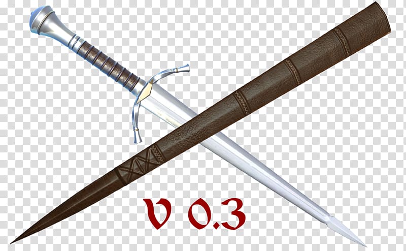 Sword Boromir The Elder Scrolls V: Skyrim Weapon Scabbard, swords transparent background PNG clipart