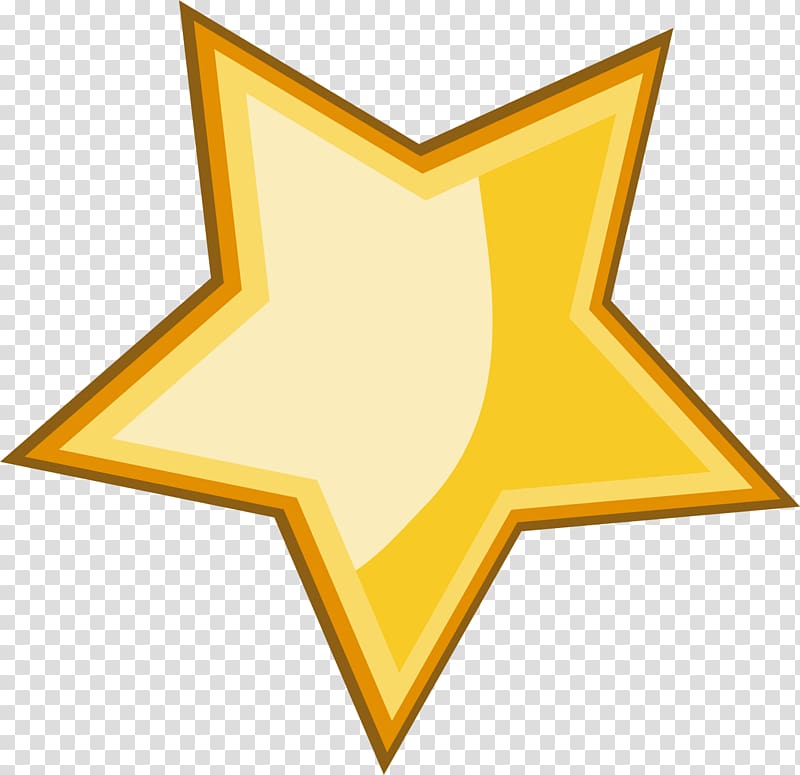 Yellow Star Shape PNG Clipart​