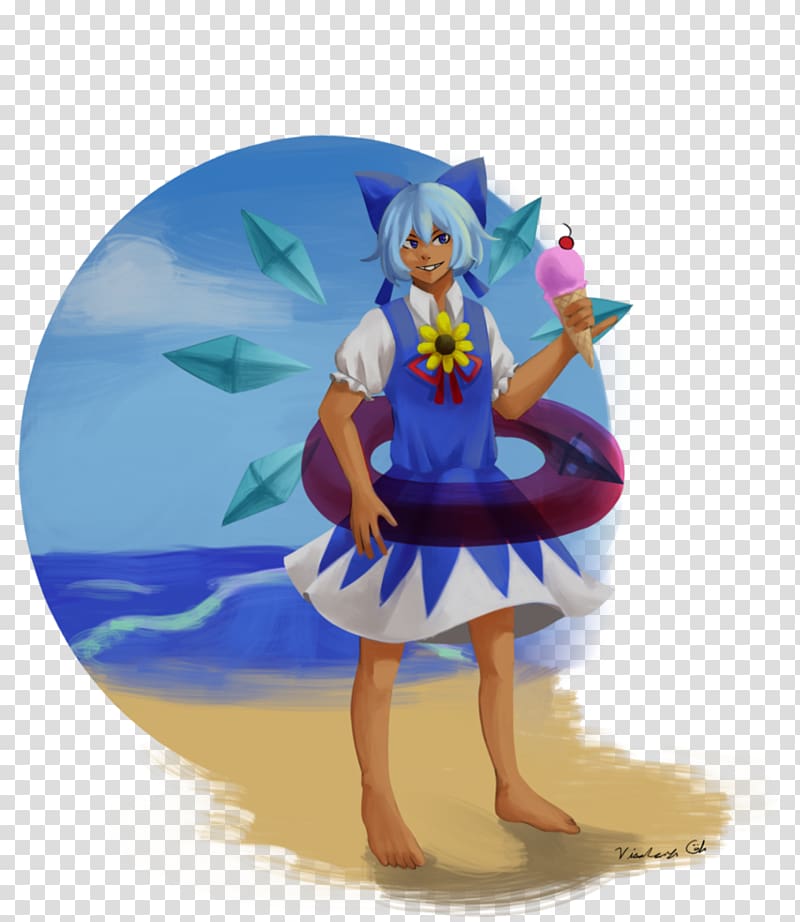 Cirno Touhou Project Strength Project Art Illustration, cirno transparent background PNG clipart