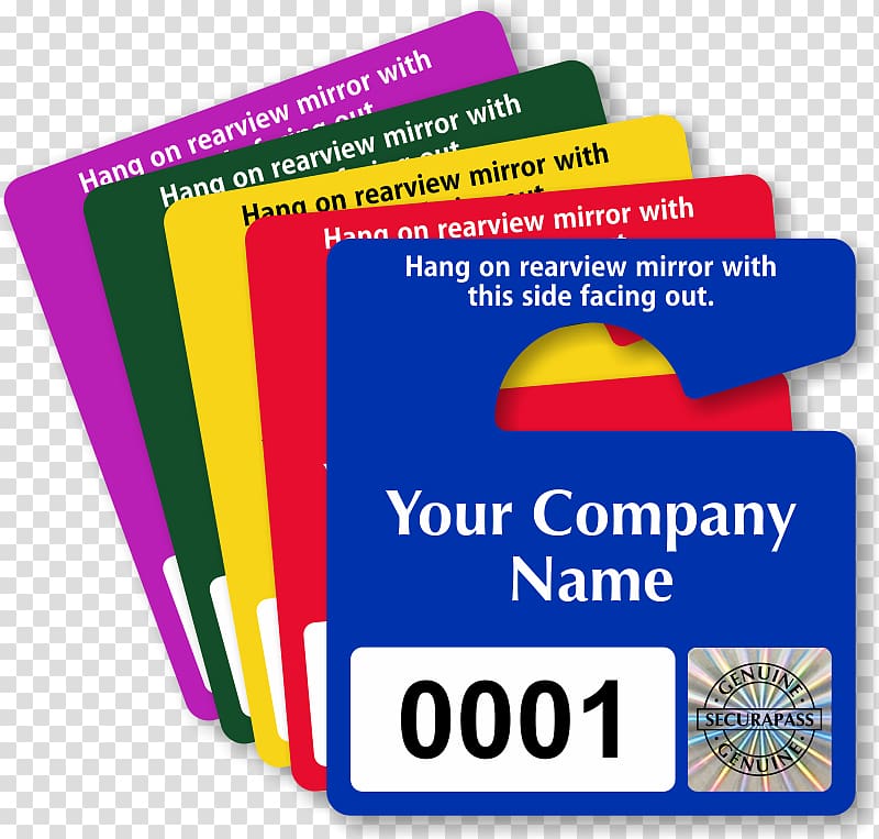 plastic Sticker Label Parking Decal, permit to work template transparent background PNG clipart