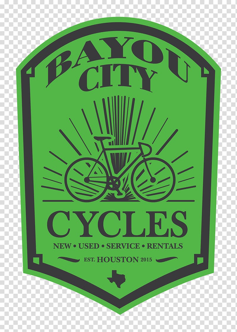 Bayou City Cycles Bicycle Shop Cycling Logo, bicycle transparent background PNG clipart