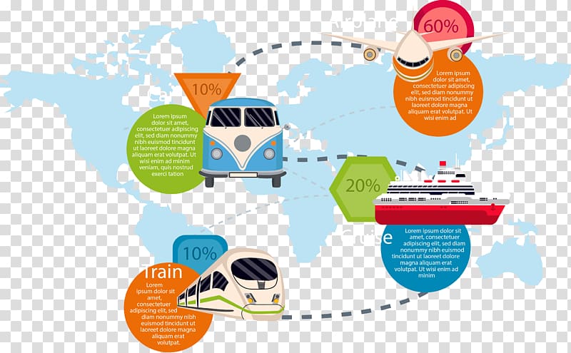 Train Infographic Transport, Cartoon traffic map transparent background PNG clipart