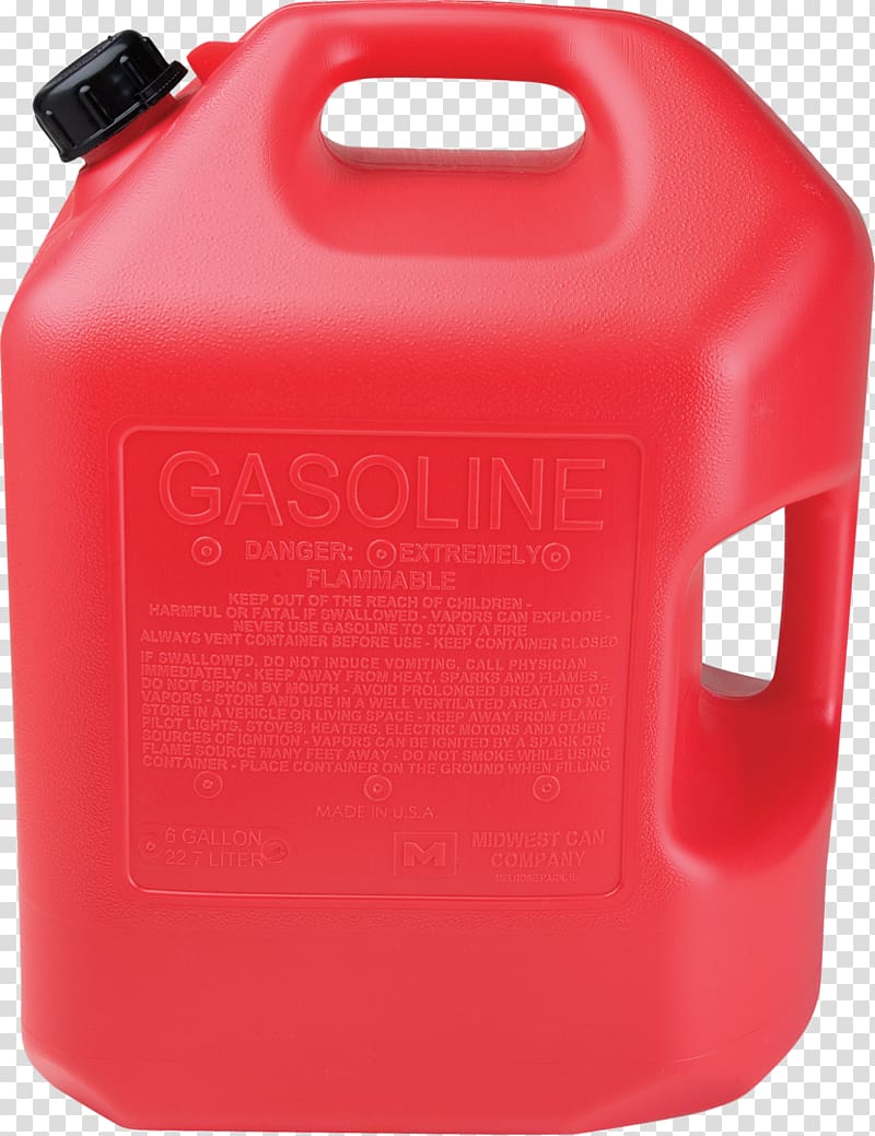 Imperial gallon Gasoline Tin can plastic Container, container transparent background PNG clipart