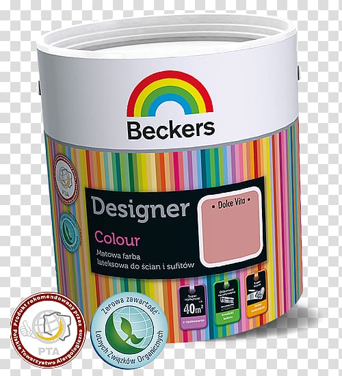 Beckers Color Paint Farba lateksowa Light, paint transparent background PNG clipart