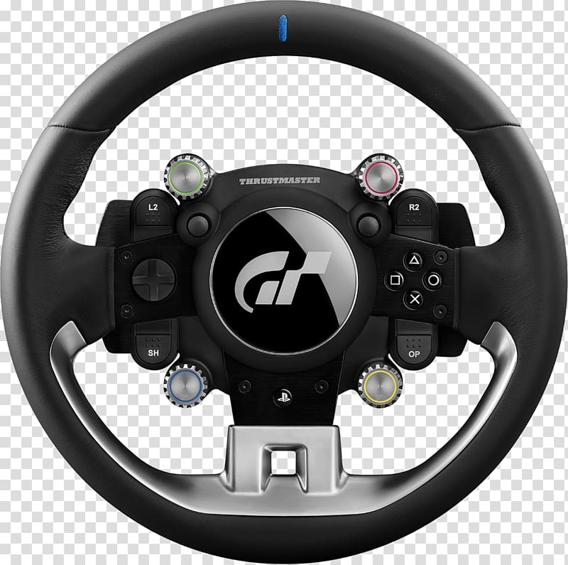 Gran Turismo Sport PlayStation 4 Thrustmaster Video game Racing wheel, steering wheel transparent background PNG clipart