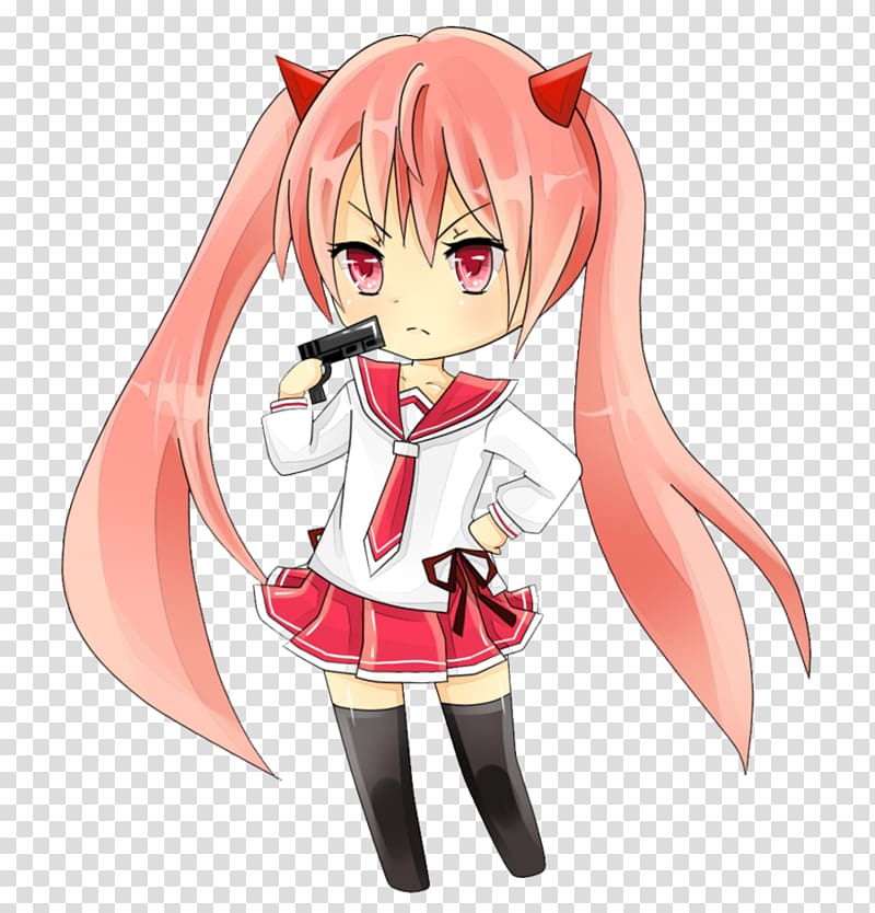 Anime Chibi Mangaka Tsundere Art, Anime transparent background PNG clipart