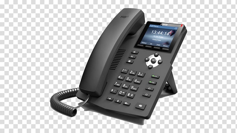 VoIP phone Fanvil X3g Lcd 320 X 240 Pixlar 7,11 Cm 2 Linjer Voice over IP Session Initiation Protocol Fanvil X3SP Sort Forbundet Håndsæt Digital Bord/Væg, voip transparent background PNG clipart