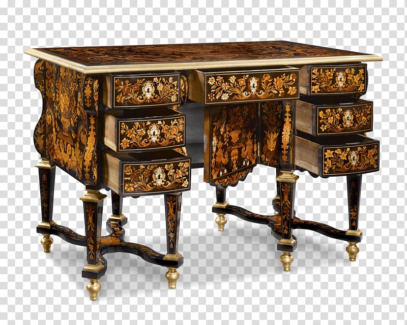 Table Antique furniture Marquetry, table transparent background PNG clipart