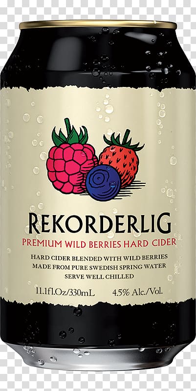 Cider Beer Rekorderlig Kopparbergs Brewery Distilled beverage, wild berry transparent background PNG clipart