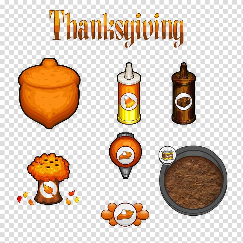 Flipline Studios Papa\'s Wingeria HD Papa\'s Bakeria Papa\'s Cupcakeria HD Thanksgiving, thanksgiving transparent background PNG clipart