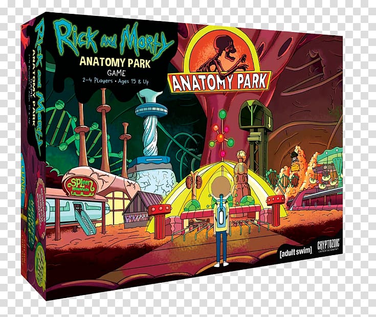 Cryptozoic Entertainment Rick and Morty: Anatomy Park Board game Morty Smith, Inside The Box Board Games transparent background PNG clipart