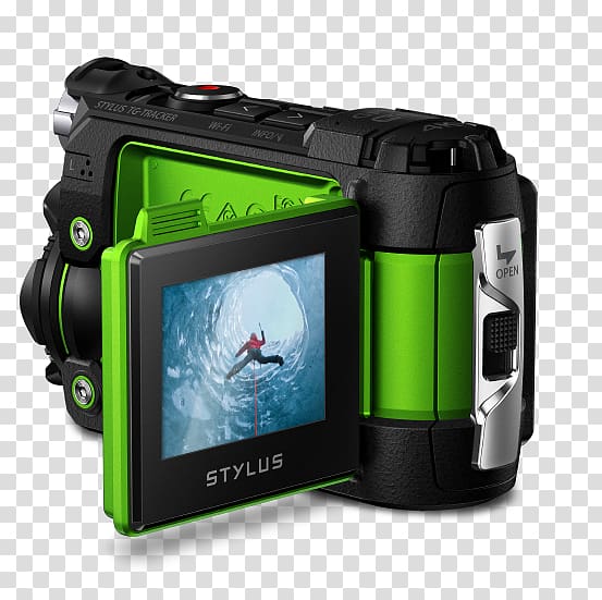 Olympus Tough TG-Tracker Olympus Tough TG-5 Action camera 4K resolution, Camera transparent background PNG clipart