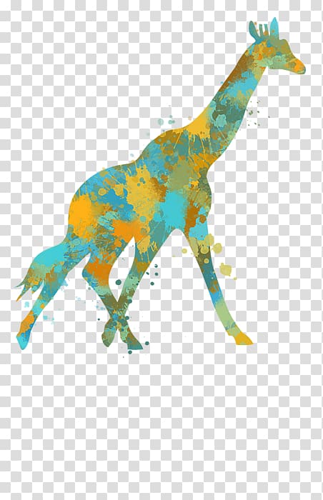 Giraffes Can't Dance Drawing The White Giraffe, watercolor giraffe transparent background PNG clipart