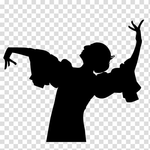 Spain Dance Sevillanas, Silhouette transparent background PNG clipart