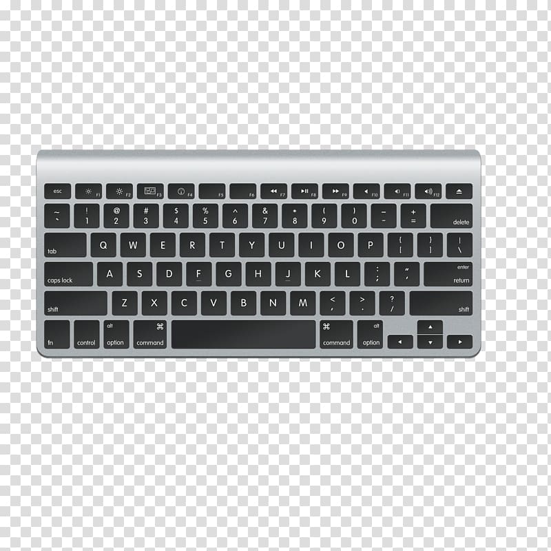 MacBook Pro 15.4 inch MacBook Air Computer keyboard, Black keyboard transparent background PNG clipart