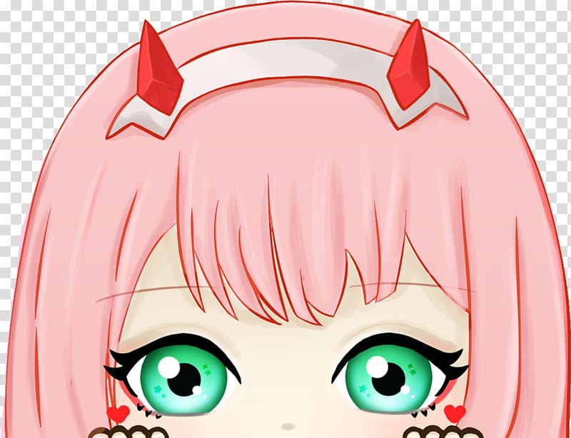 Eye Anime Face , darling in the franxx render transparent background PNG clipart