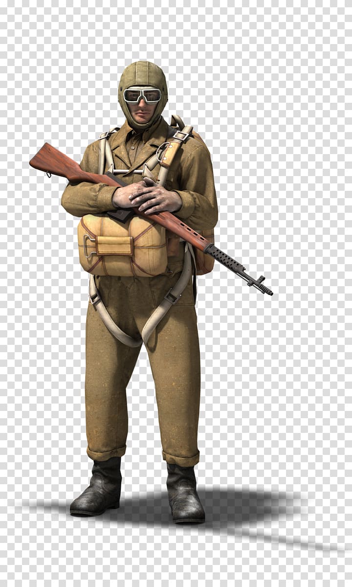 Soldier Infantry Heroes & Generals Paratrooper Soviet Union, soldier transparent background PNG clipart