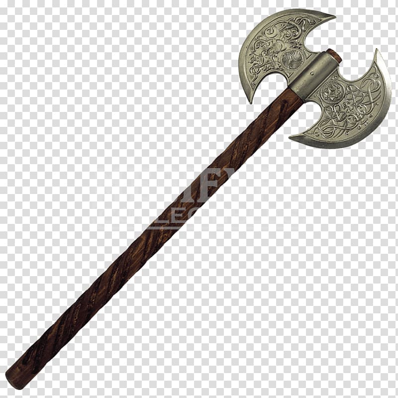 Middle Ages Knife War hammer Battle axe, ax transparent background PNG clipart