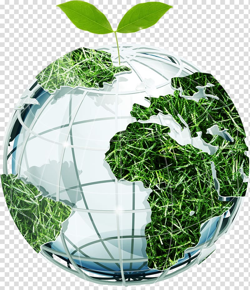Earth Environmental protection Natural environment, Environmental Earth sprout transparent background PNG clipart