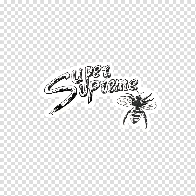 Brand Insect Supreme Sticker Logo, sticker supreme transparent background PNG clipart