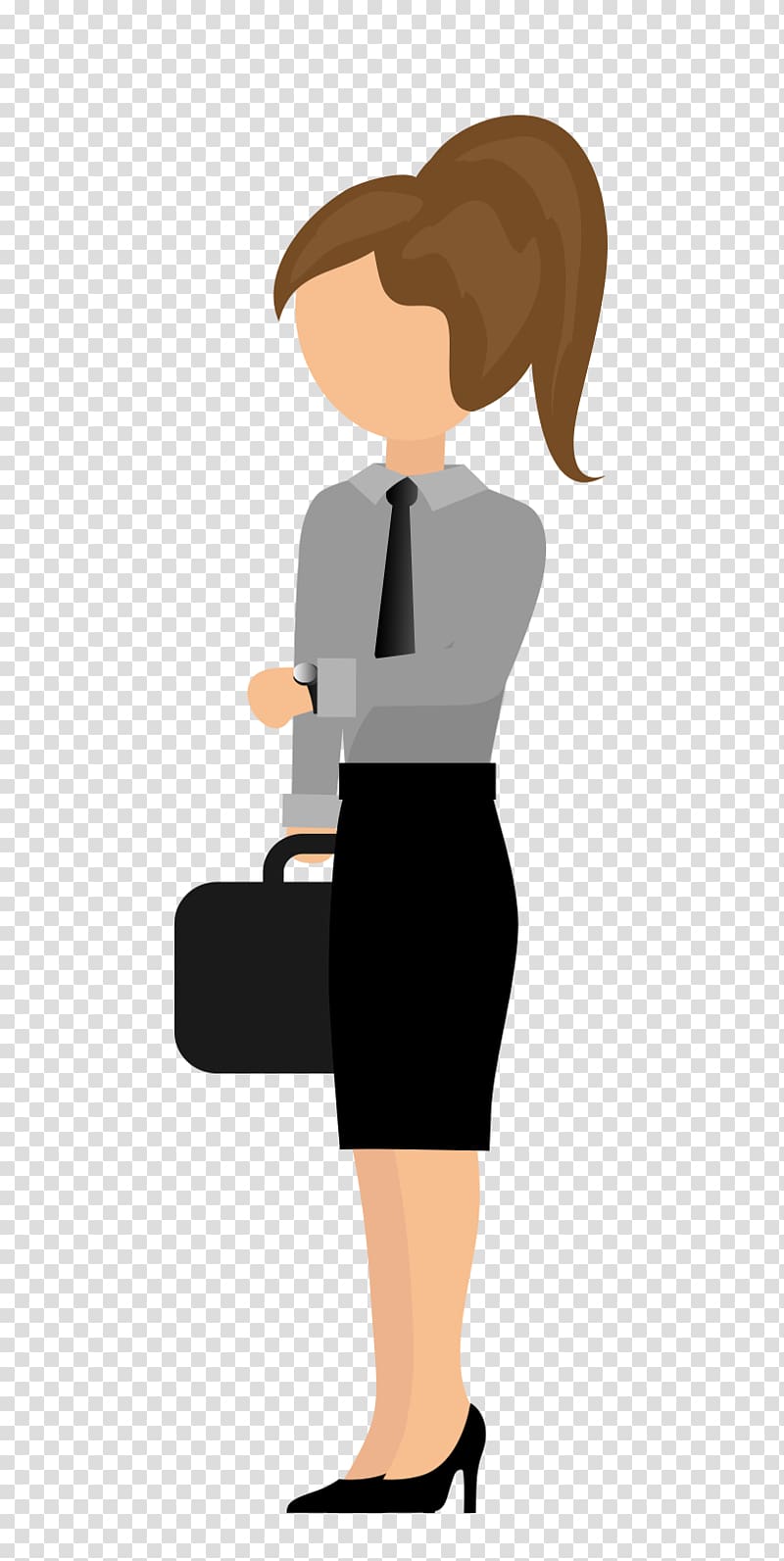 Businessperson Flat design, Flat business woman transparent background PNG clipart