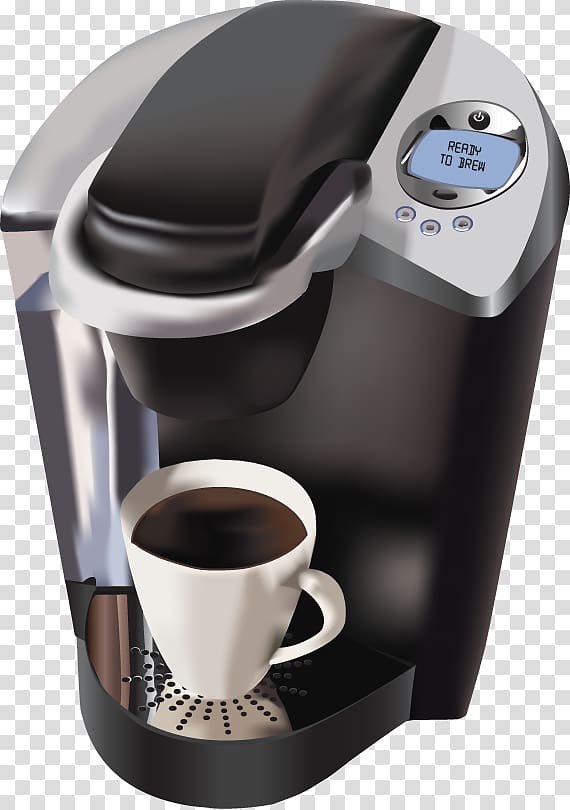 Tea Single-serve coffee container Keurig Cafe, Coffee transparent background PNG clipart