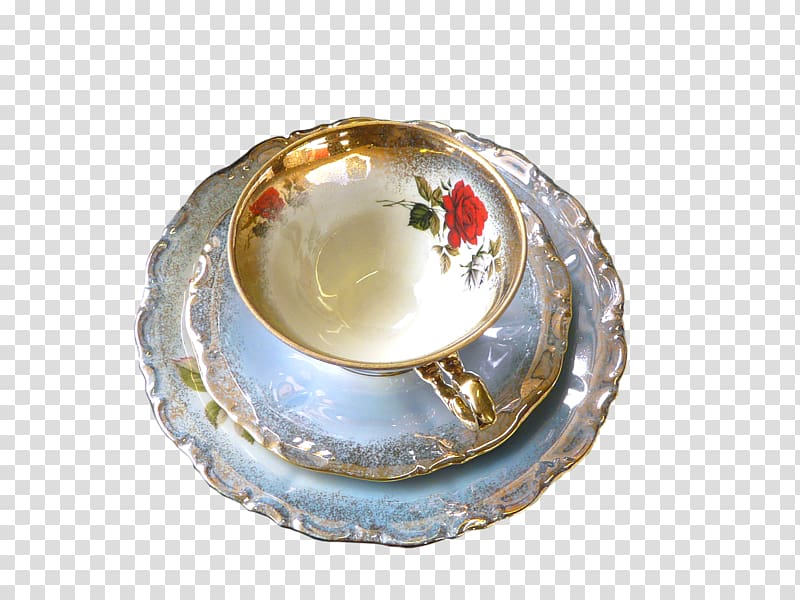 Coffee Cup Bowl, golden cup transparent background PNG clipart