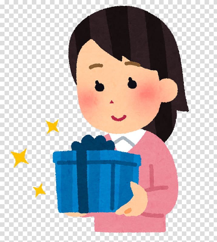 Gift いらすとや Τριχόπτωση Mercari, gift transparent background PNG clipart