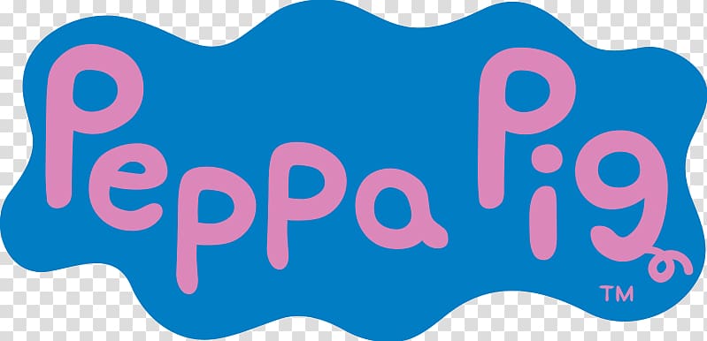 Peppa Pig text, Peppa Pig Logo transparent background PNG clipart